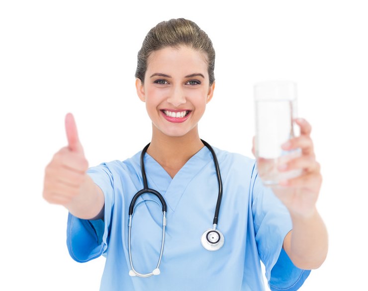 nurse with stethoscope